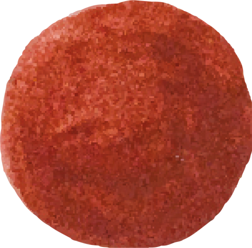 Rond rouge Green Style